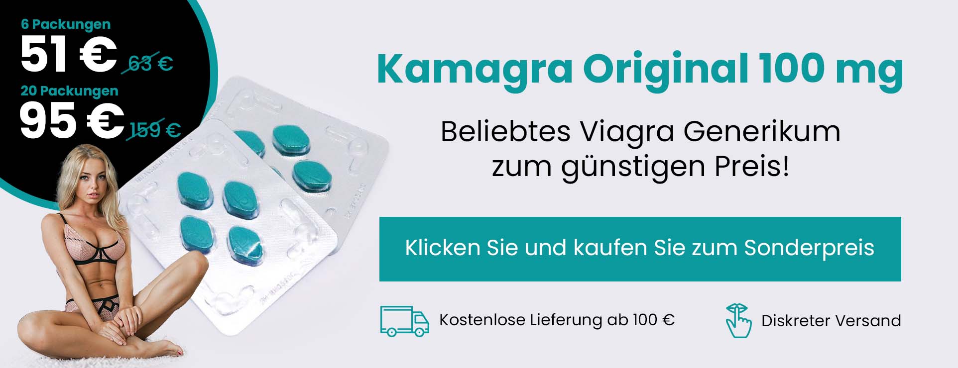 Kamagra 100 mg – Sildenafil