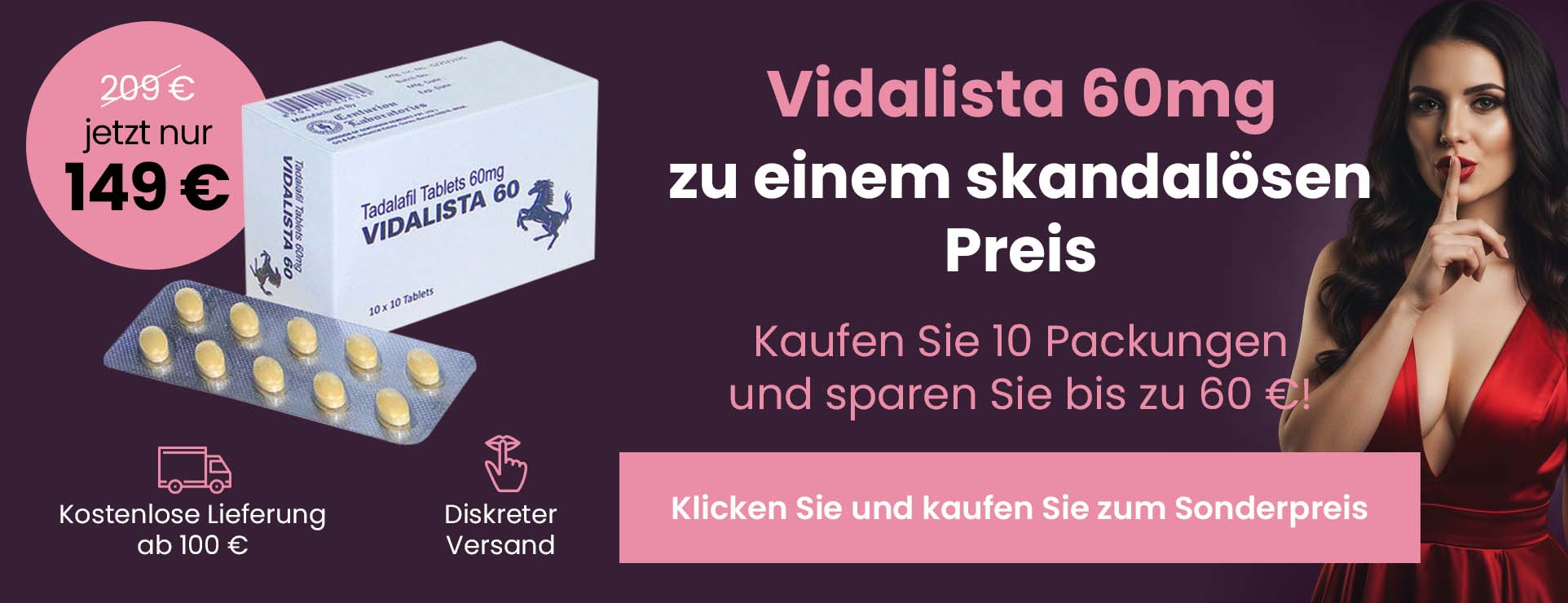 Vidalista 60 mg Tadalafil – Sonderangebot