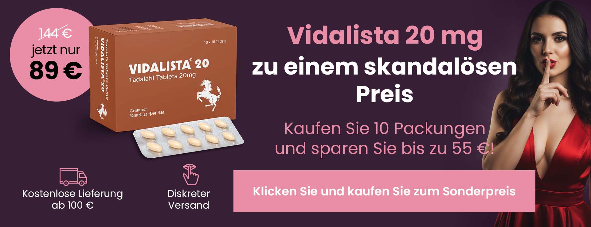 Vidalista 20 mg Tadalafil – Sonderangebot