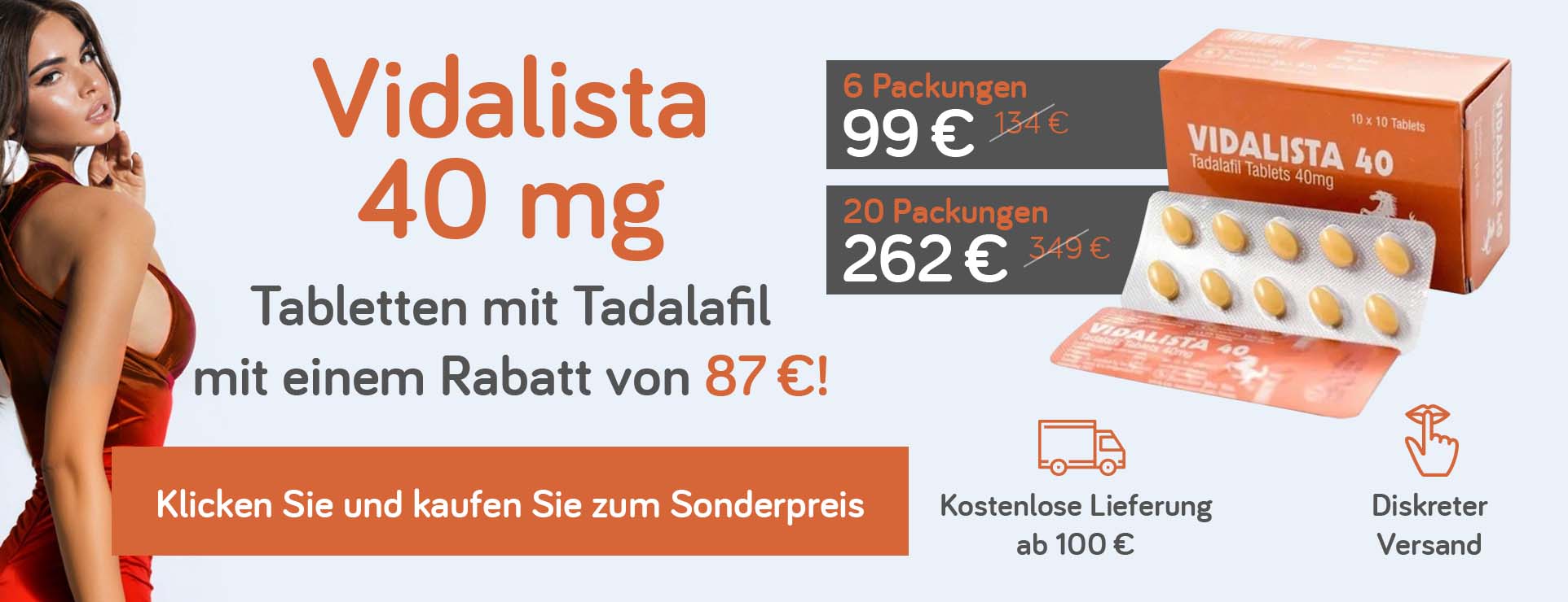Vidalista 40 mg Tadalafil – Sonderangebot