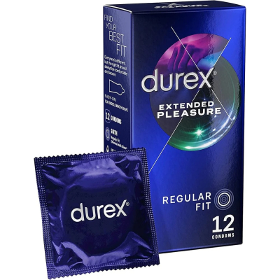 Durex Performa Kondome – mit 5 % benzocainhaltigem Gel 12 Stück